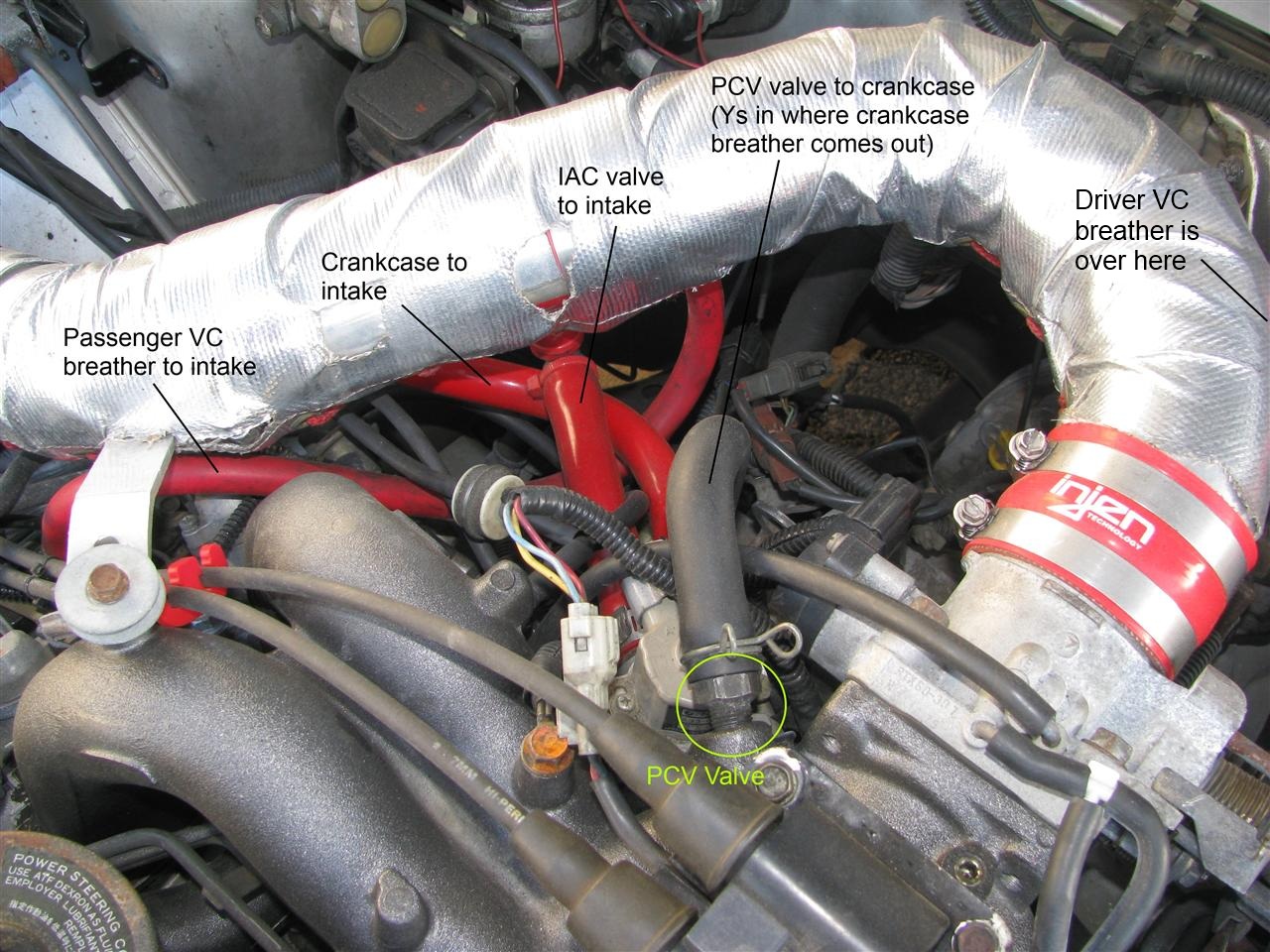 Details about 0407 Subaru WRX STI PCV Valve Evap Ventliation 20042007